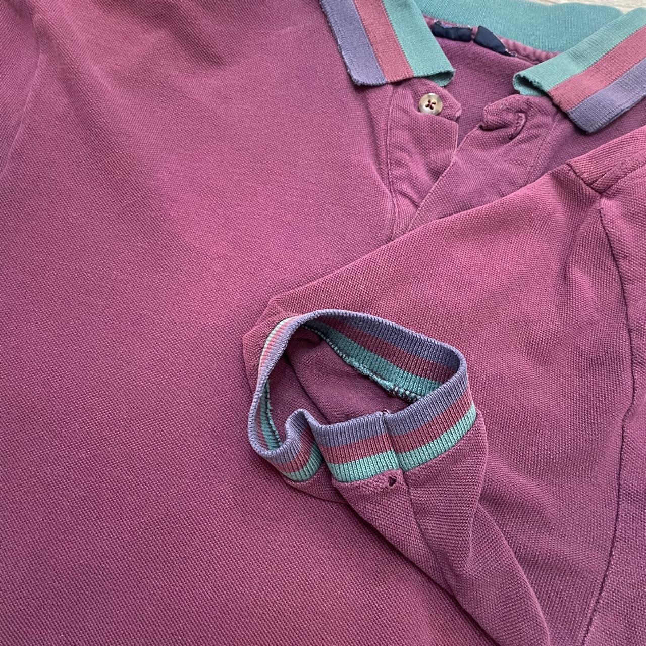 American Vintage Men's Burgundy Polo-shirts (3)