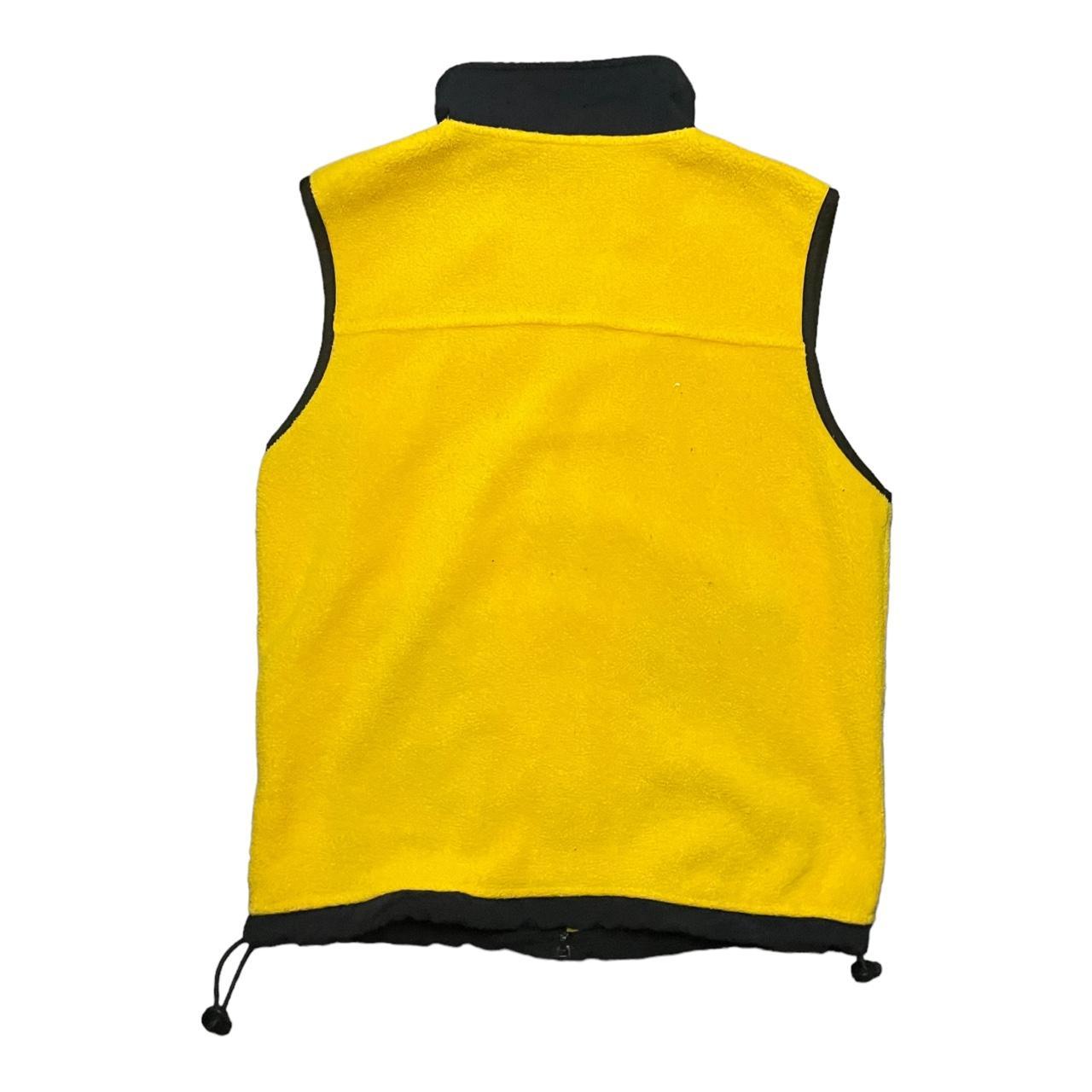 Yellow fleece vest Adult small Y2K Prospirit... Depop