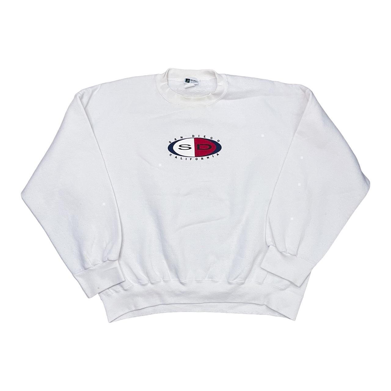 Vintage Men's Sweatshirt - White - M