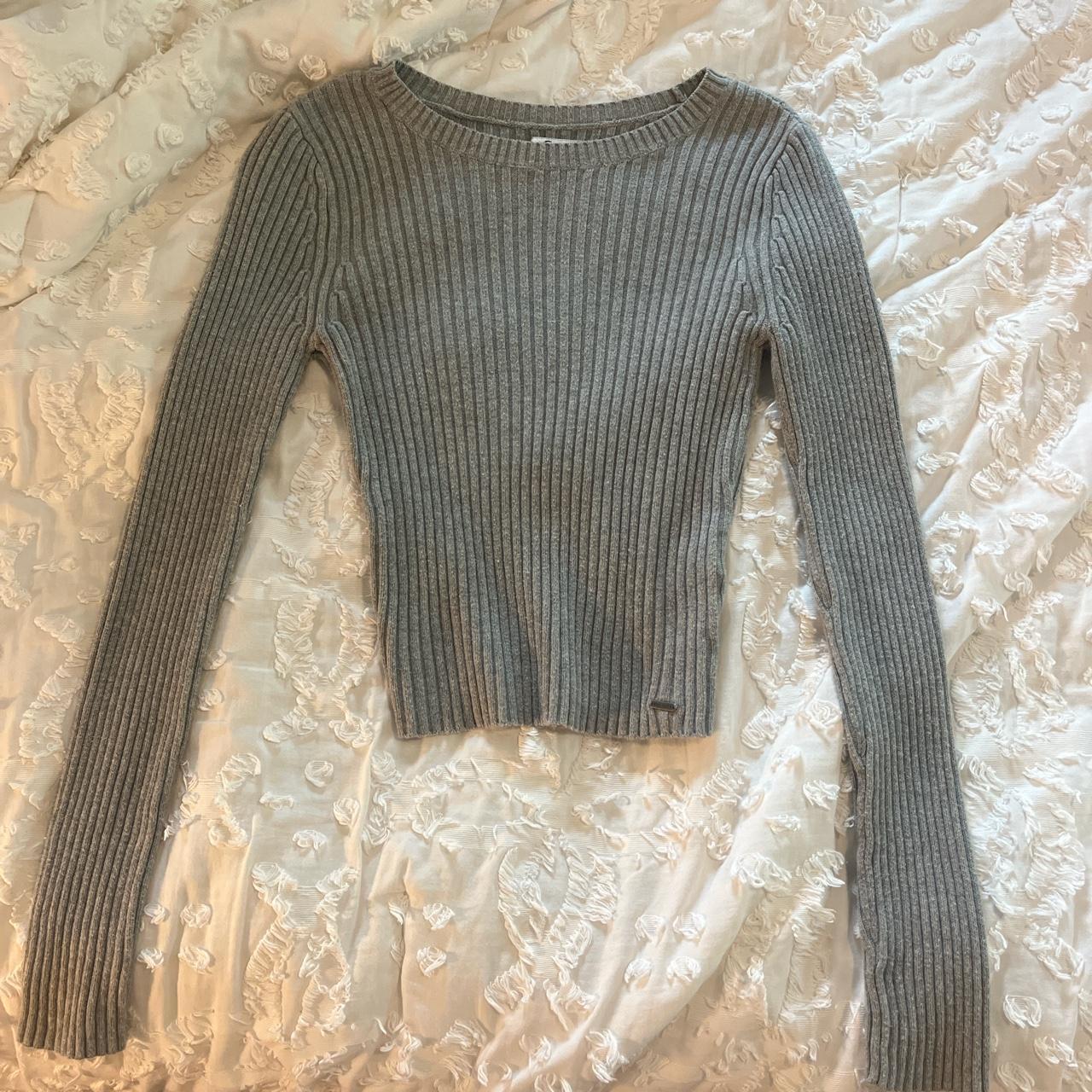 Hollister Co. Women's Grey Jumper | Depop