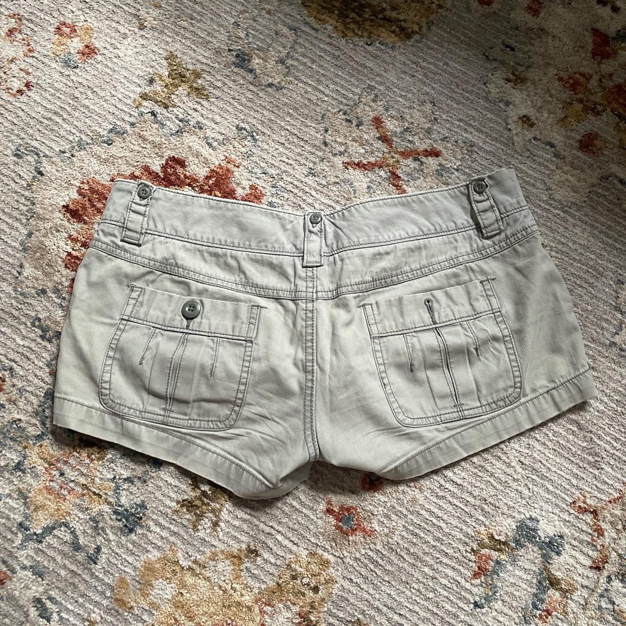 American Eagle Outfitters Women's Khaki Shorts Depop