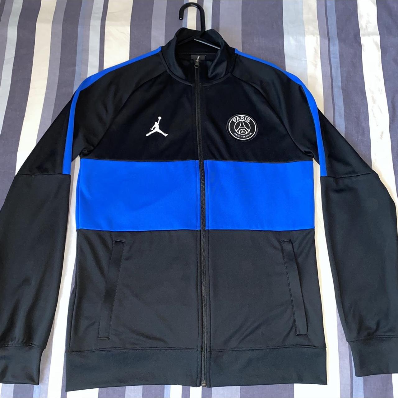 Nike Men's Black and Blue Jacket | Depop