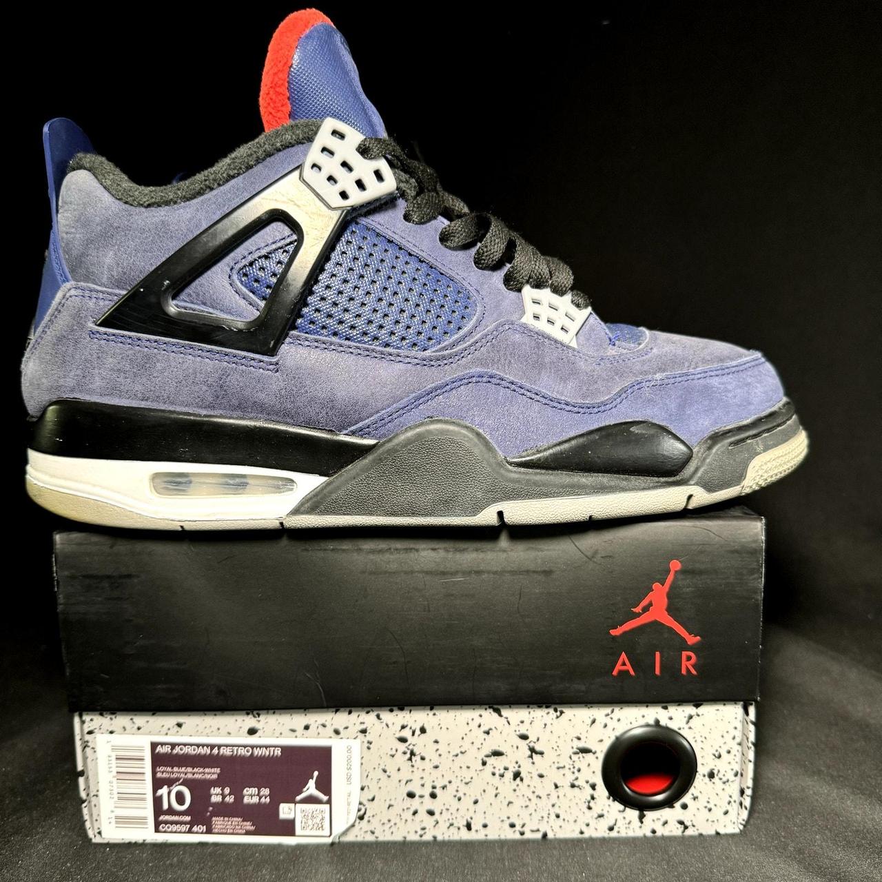 Nike Air Jordan 4 Retro Winter Loyal Blue 2019 Size