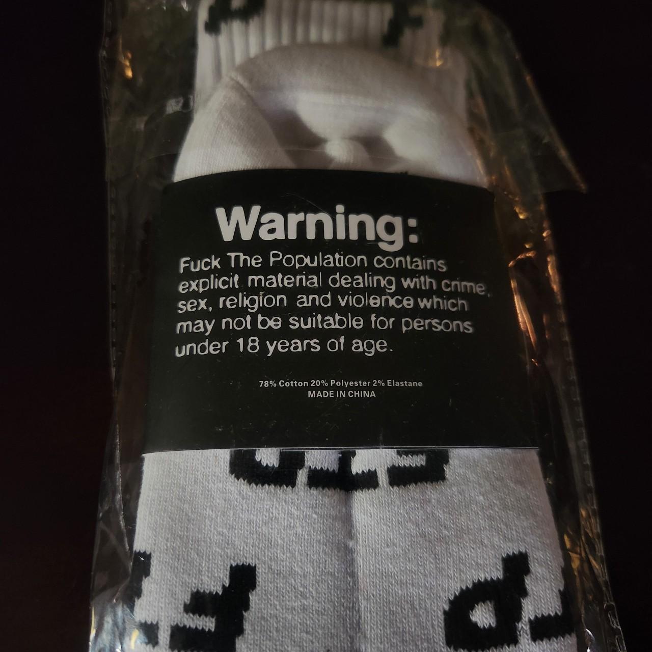 FTP Men's Black and White Socks (2)