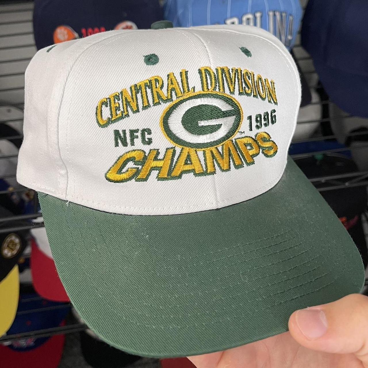 1996 Green Bay Packers NFC Champions Hat - Depop