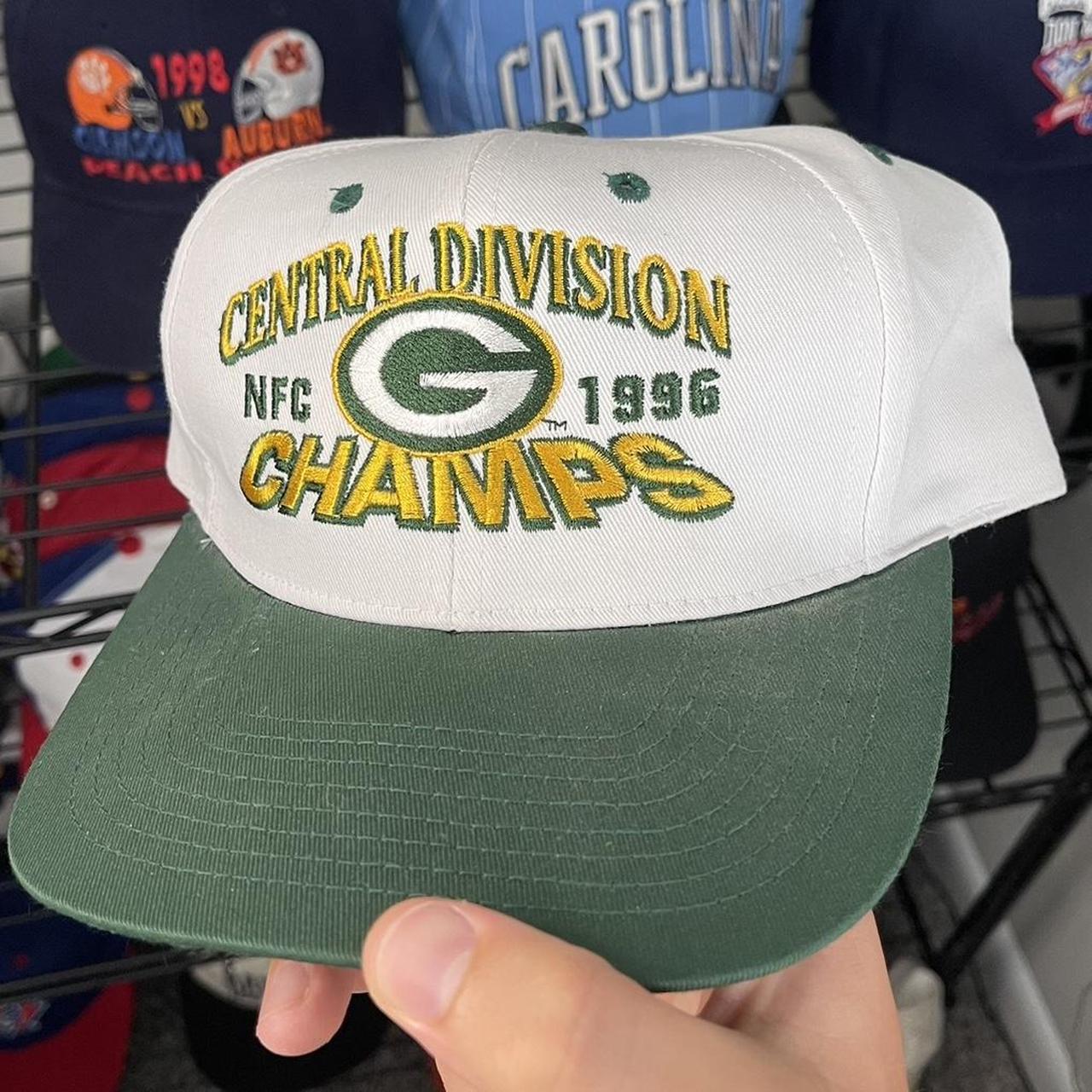 1996 Green Bay Packers NFC Champions Hat - Depop