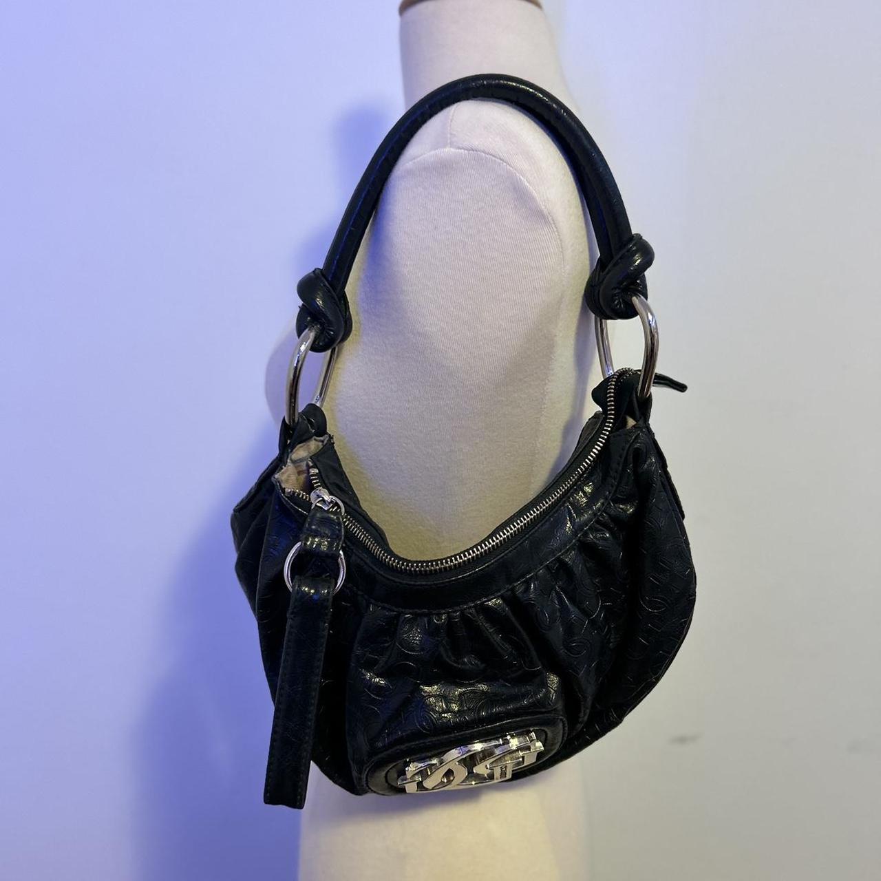 Artisan Large Black Tooled Leather Shoulder Bag – chulachic