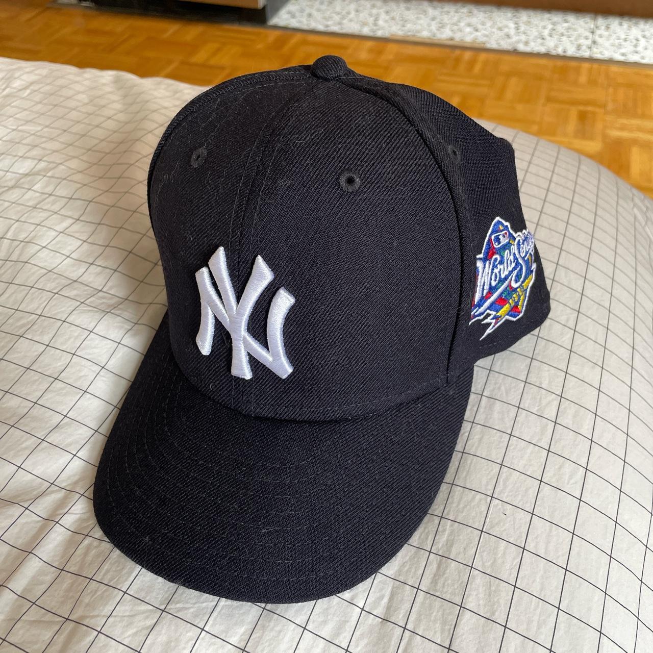 New York Yankees New Era 1998 World Series Wool 59FIFTY Fitted Hat - Navy