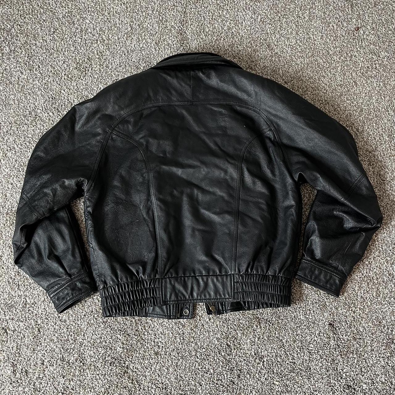 Wilson’s Leather Men's Black and Grey Jacket (3)