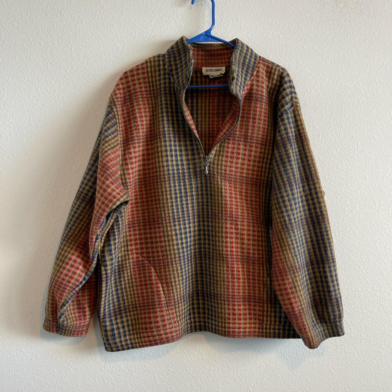 Vintage Alfred Dunner Fleece #Pullover XL pockets on... - Depop