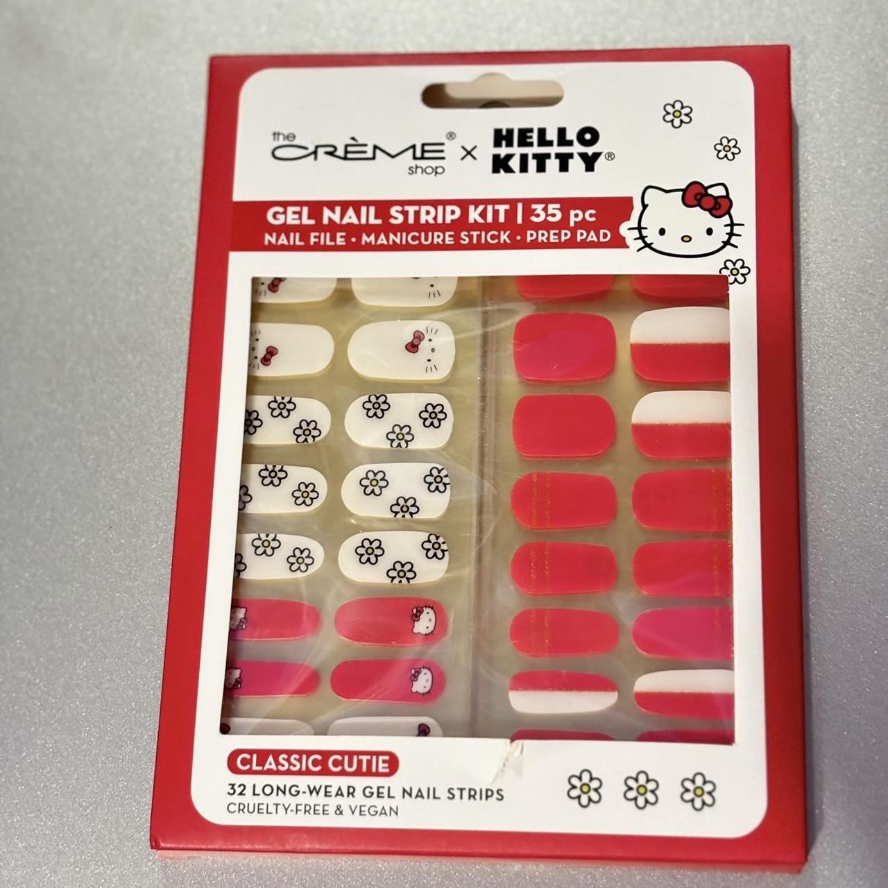 Hello Kitty Gel Nail Strip Kit HelloKitty Nails... Depop