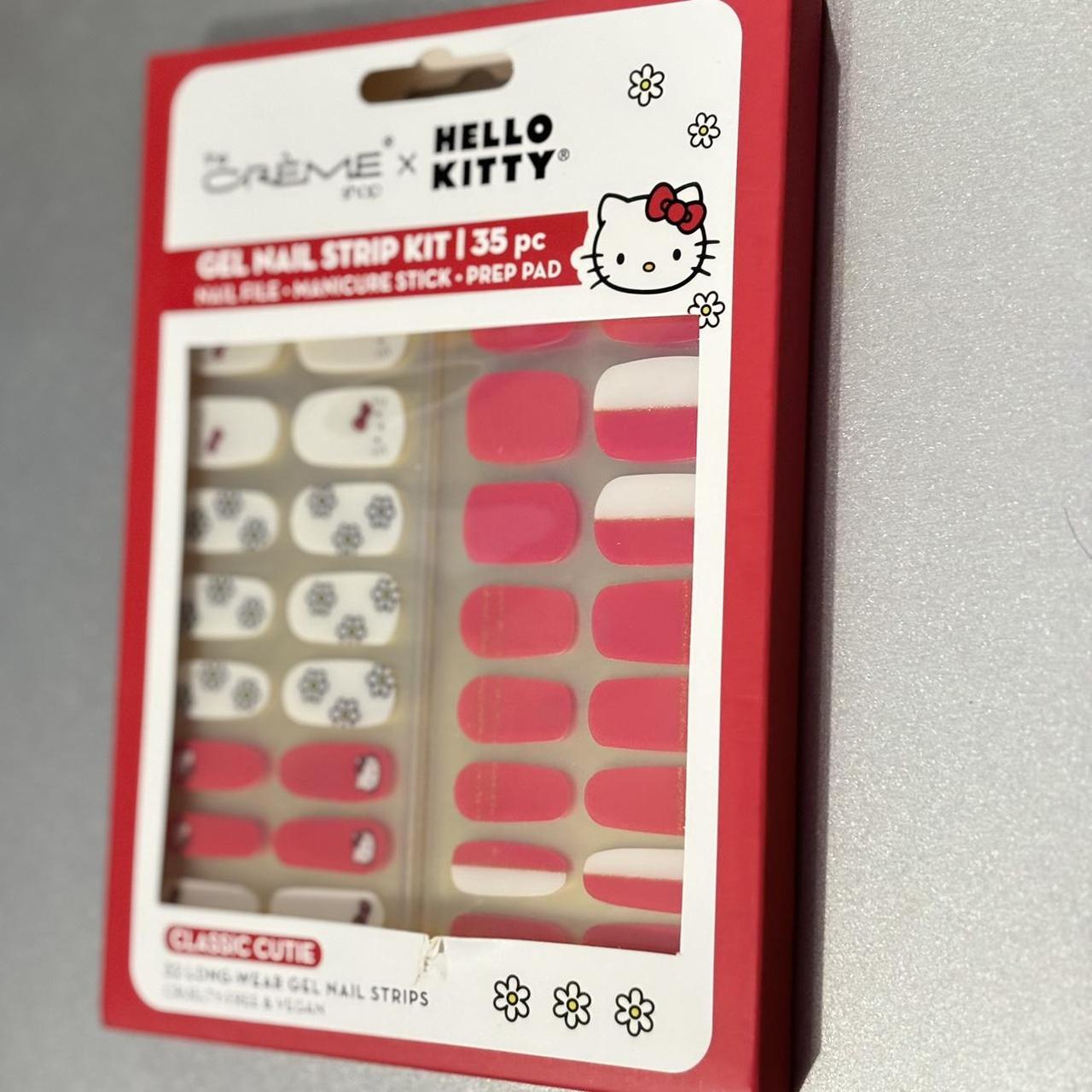 Hello Kitty Gel Nail Strip Kit HelloKitty Nails... Depop