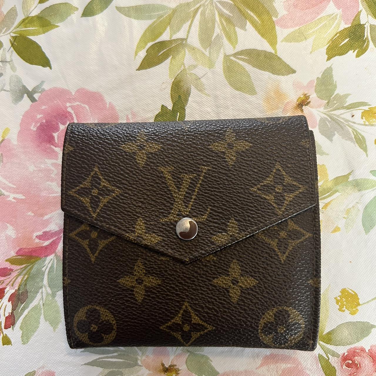 Louis Vuitton monogram top double-sided square compact wallet