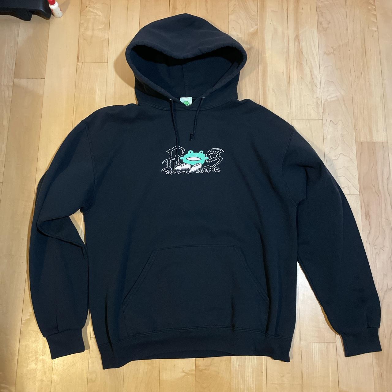 og frog skateboards hoodie size L, normal wear good... Depop