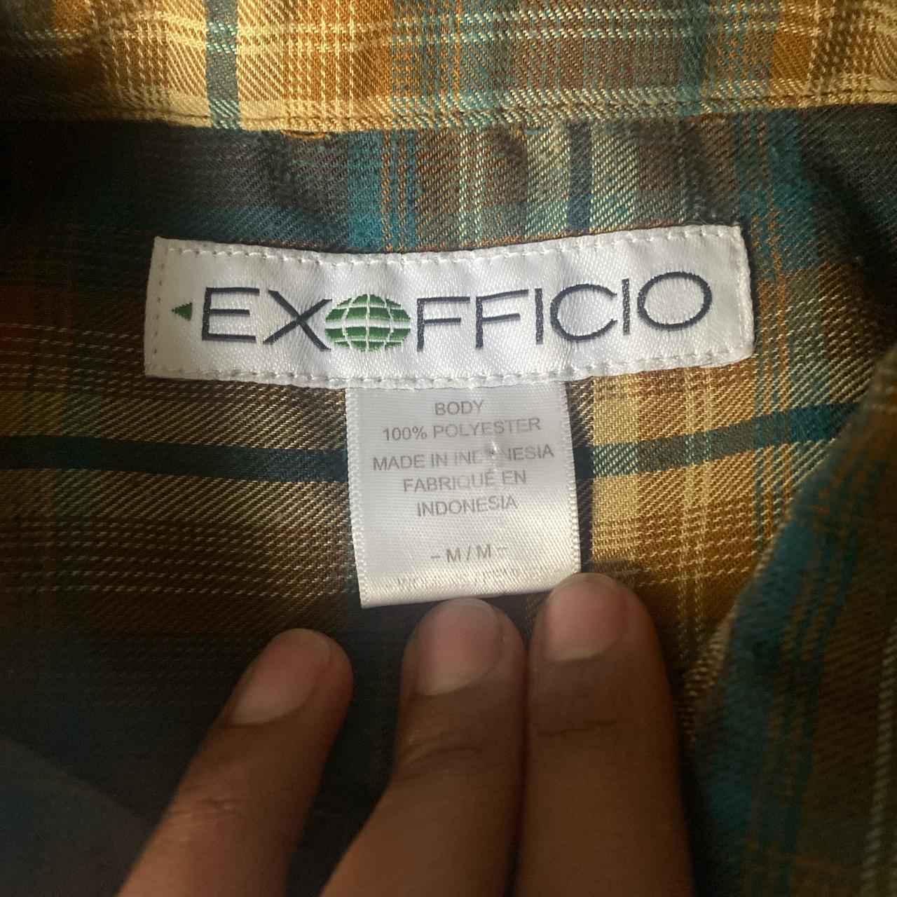 ExOfficio Men's Green and Tan Shirt (3)