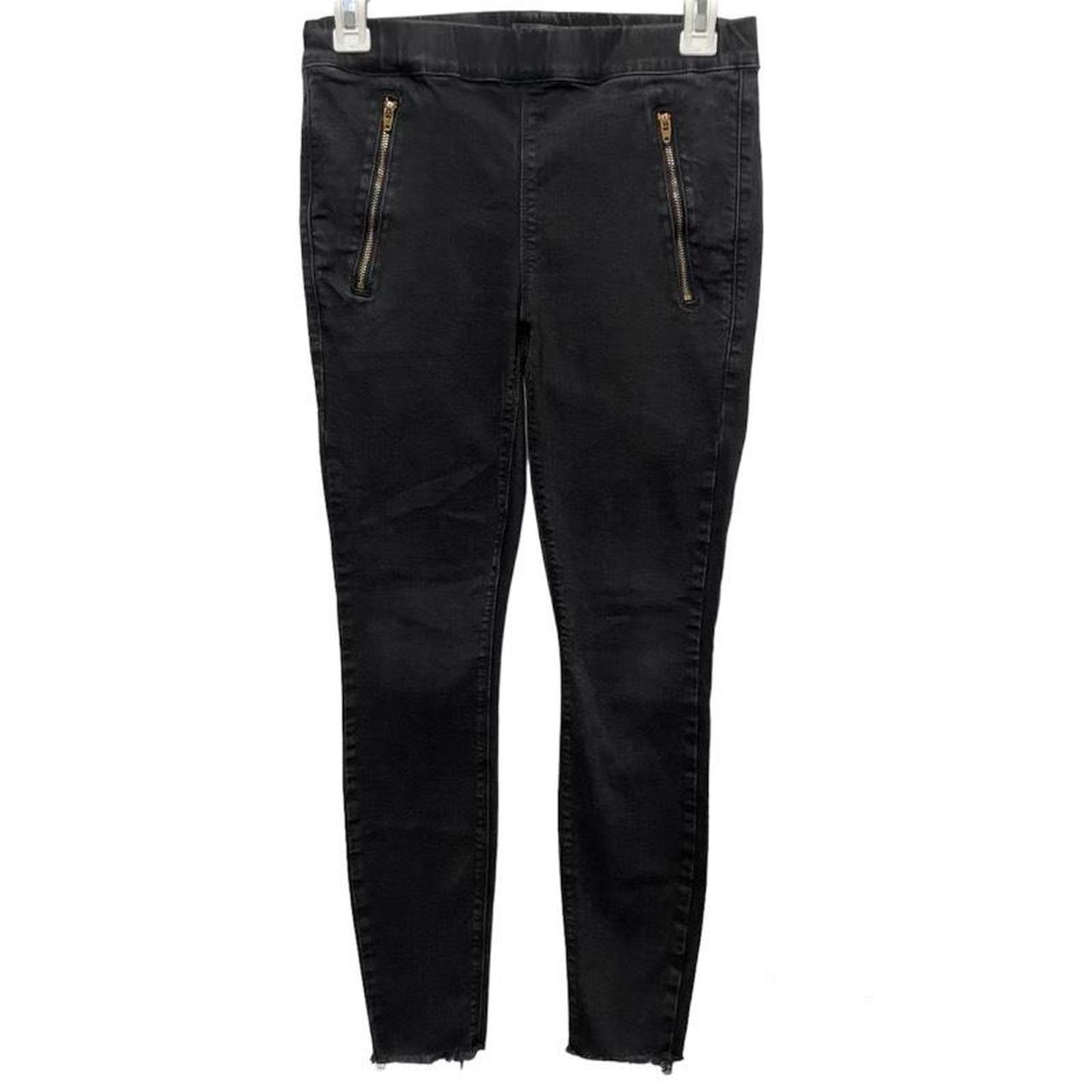 Mother Quickie Looker Ankle hotsell Fray Devil in the Making Black Skinny Pull On Jeans