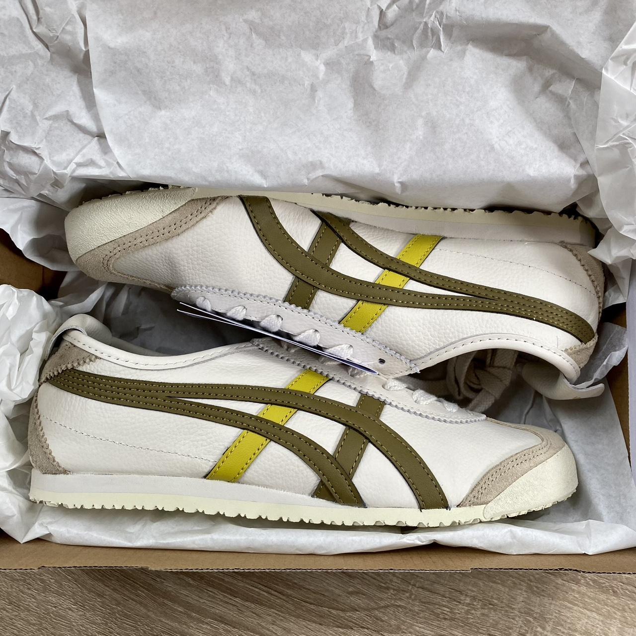 New Onitsuka Tiger Mexico 66 ASICS in Cream... - Depop