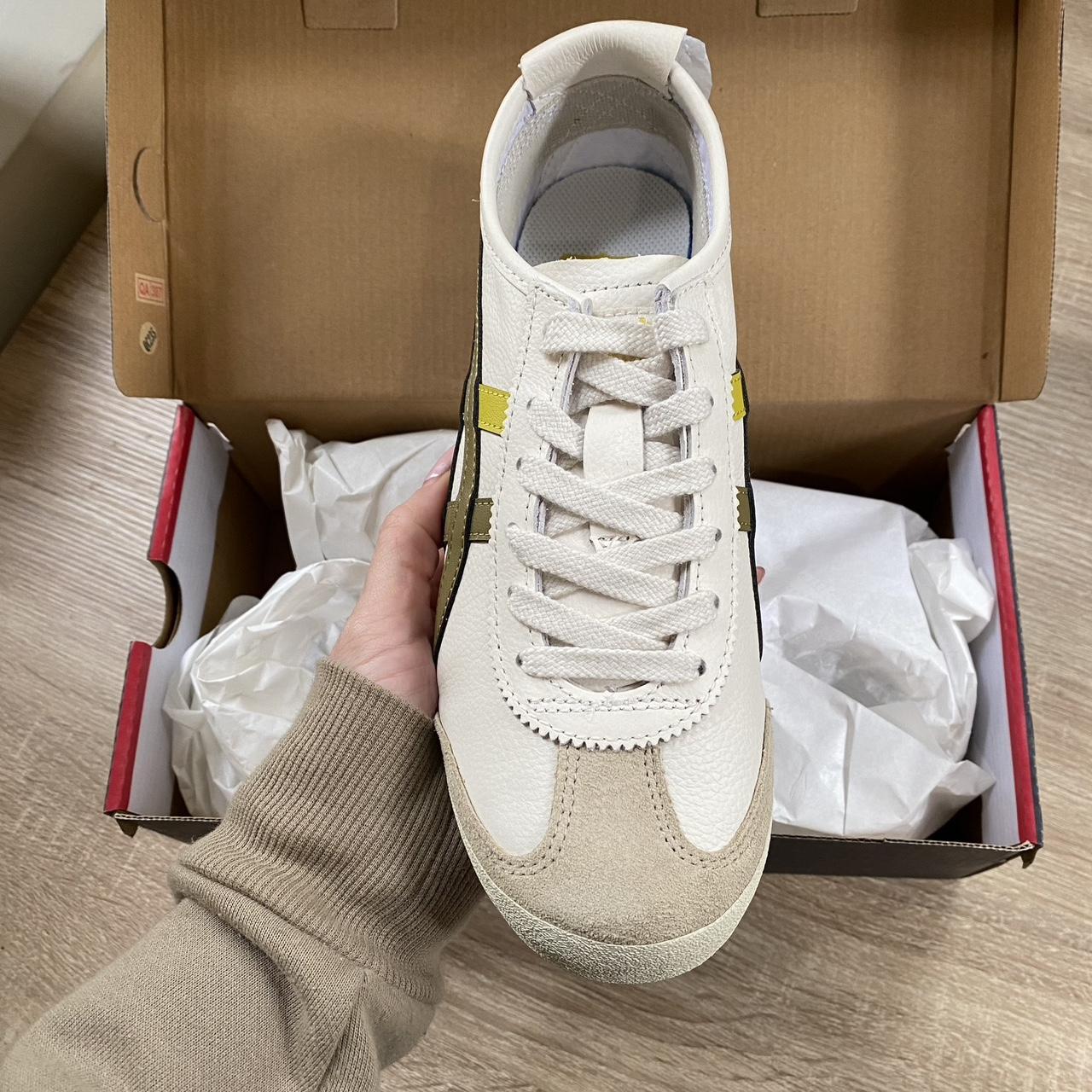 New Onitsuka Tiger Mexico 66 ASICS in Cream... - Depop