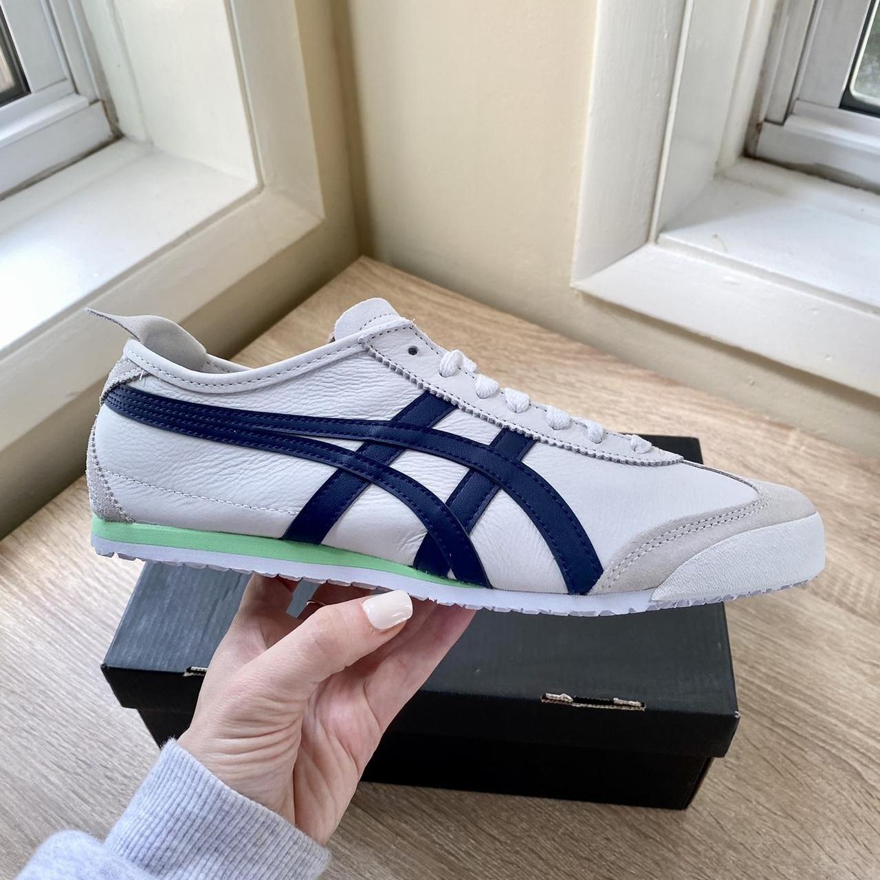 Onitsuka Tiger Mexico 66 Women’s size 10 White... - Depop