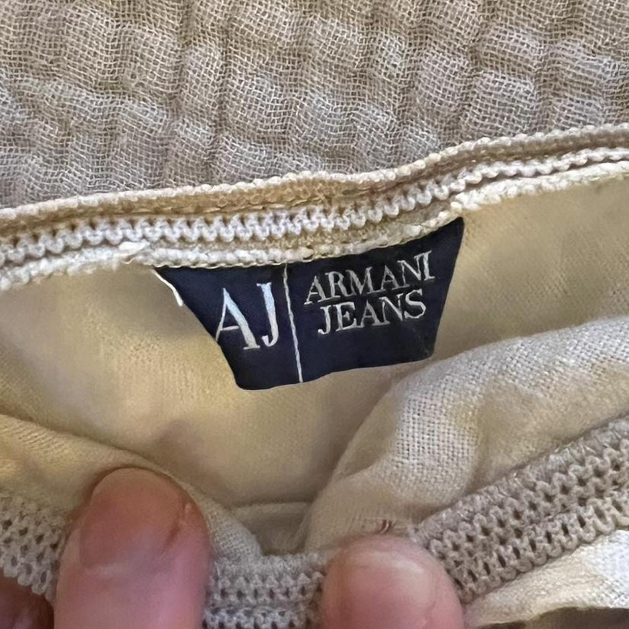Armani Jeans Women's Skirt - Cream/White - M – Go… - image 5