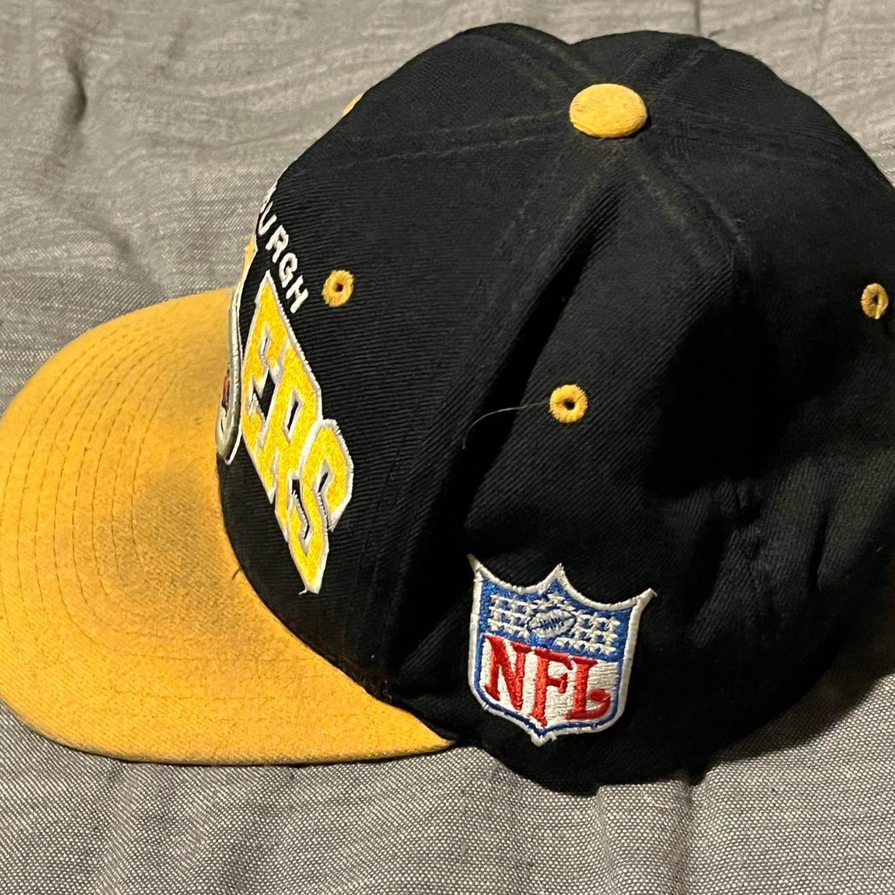 Mitchell & Ness Pittsburgh Steelers Snapback Hat - Depop