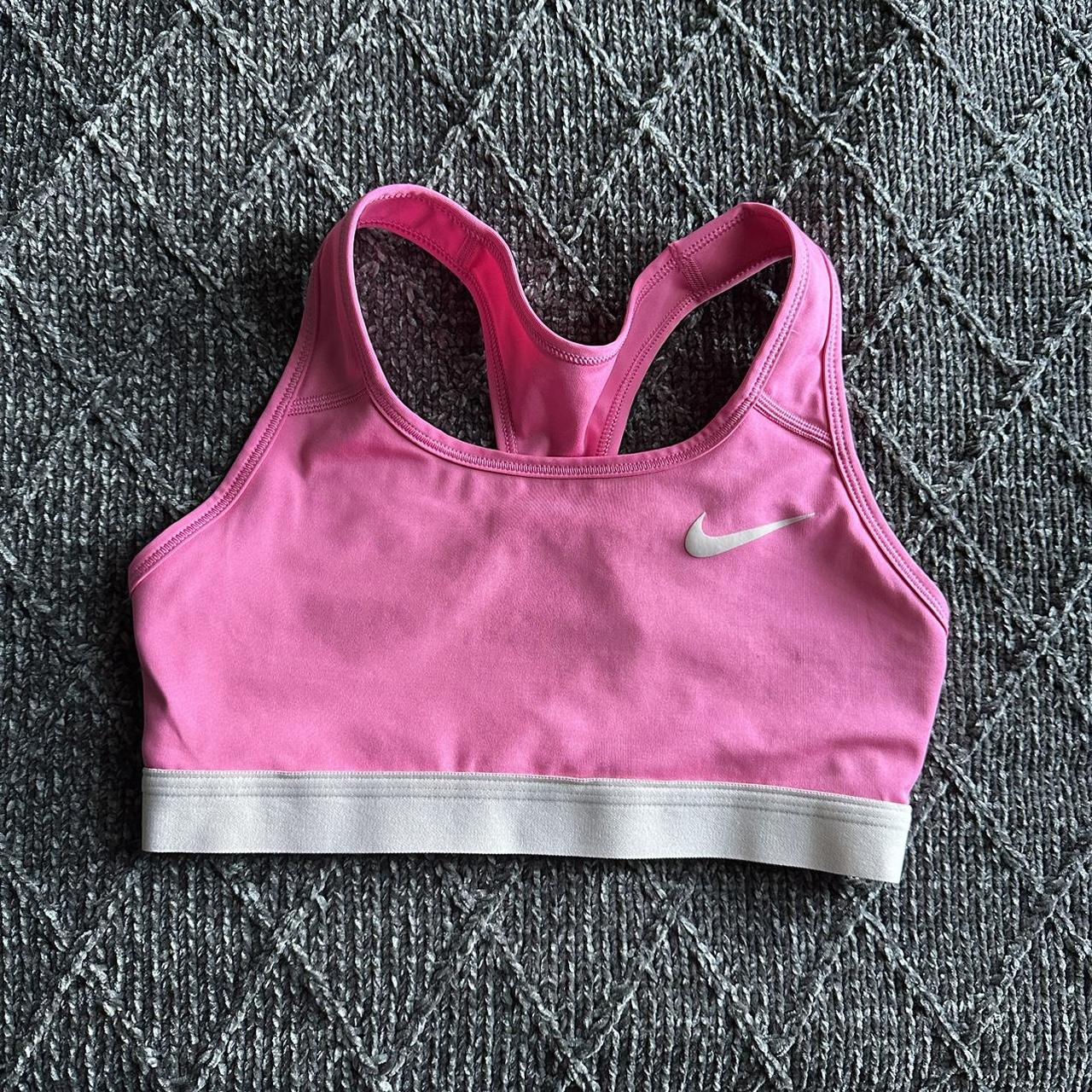 adorable pink bebe sports bra - shipping: $5 - open - Depop