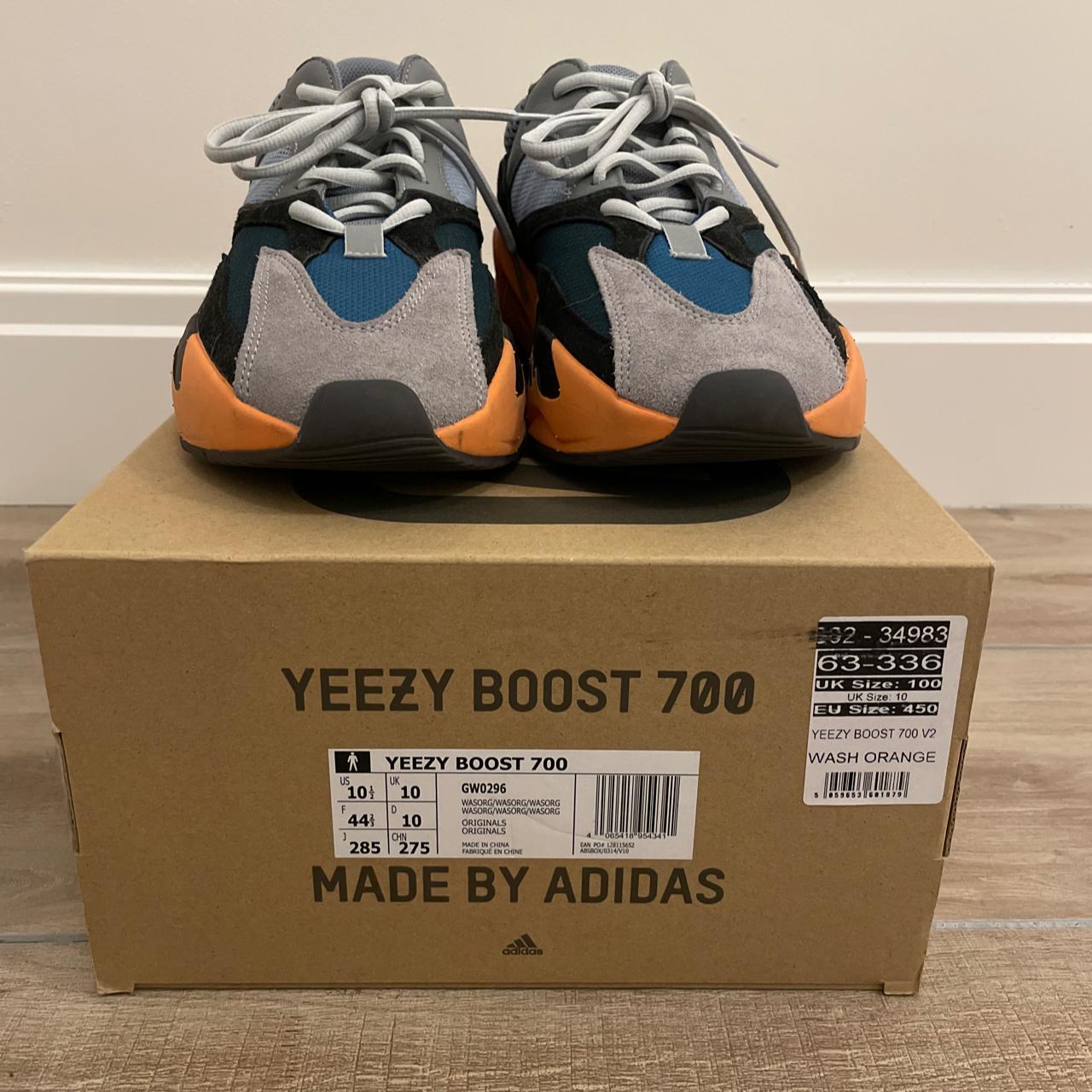 Yeezy 700 Orange Wash Amazing condition only worn... - Depop