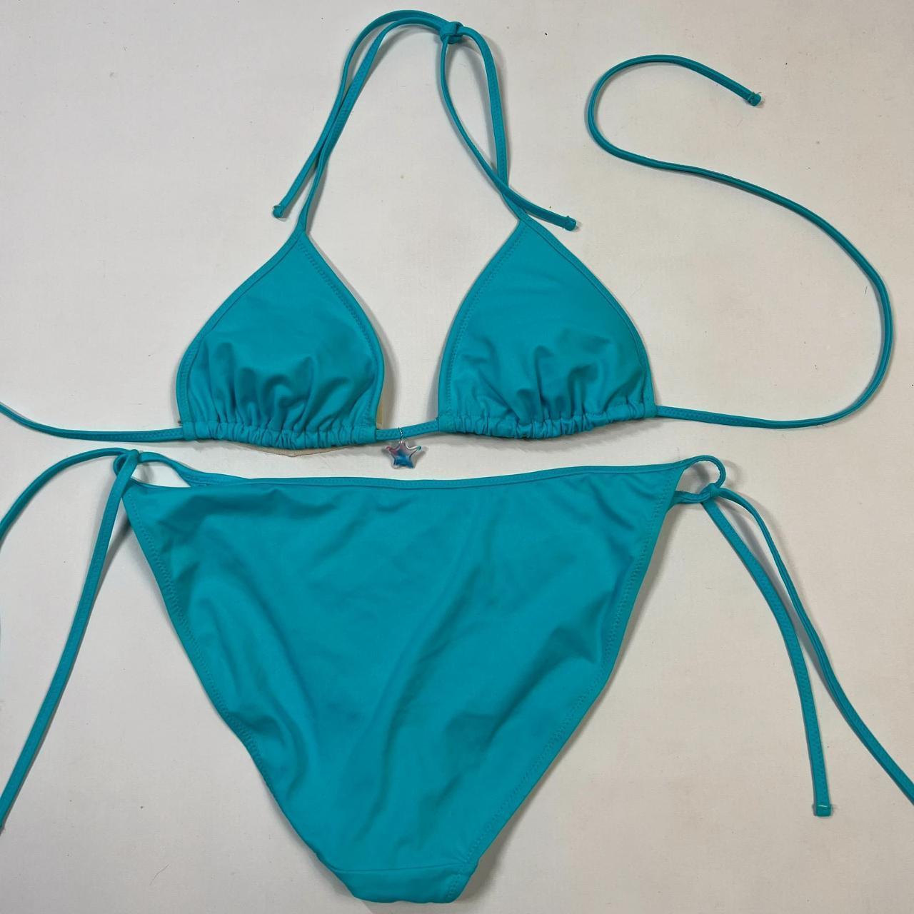 Women's Blue Bikinis-and-tankini-sets | Depop