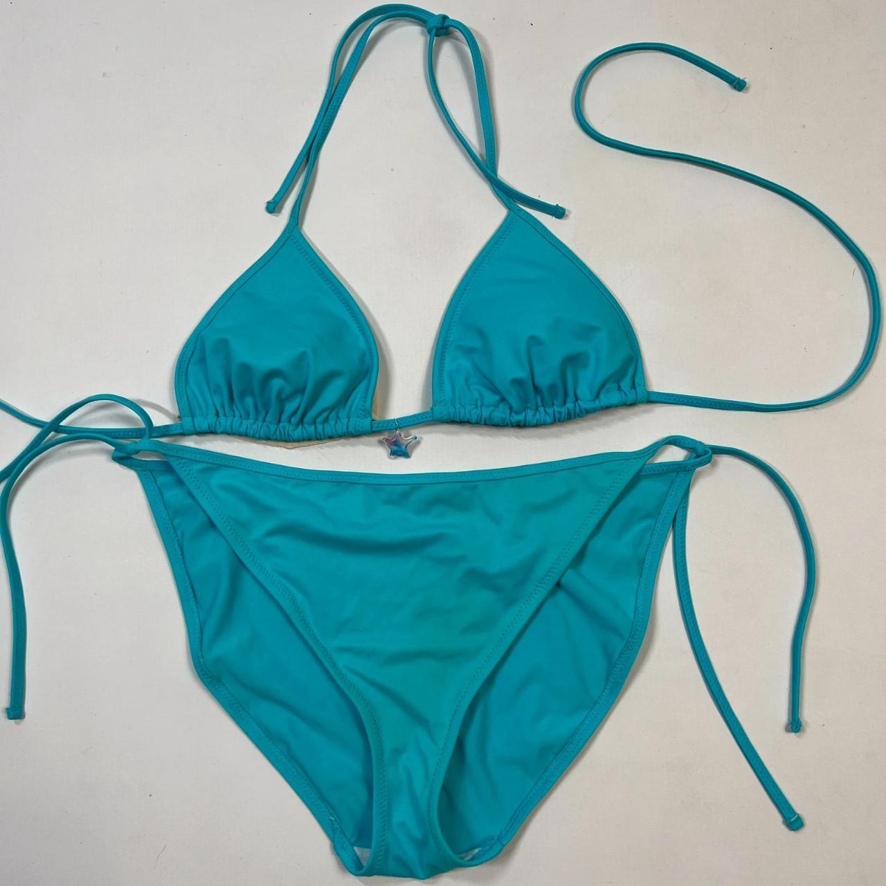 Women's Blue Bikinis-and-tankini-sets | Depop