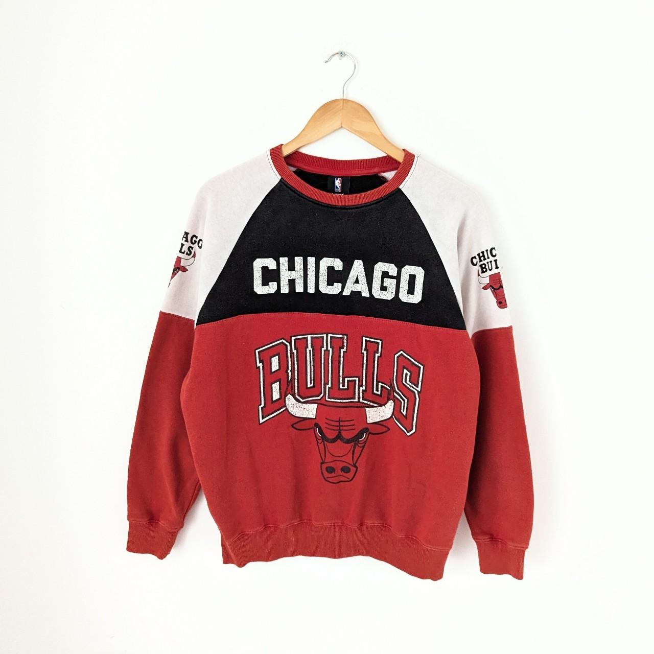 Vintage Chicago Bulls Sweatshirt OB224 INFO Depop