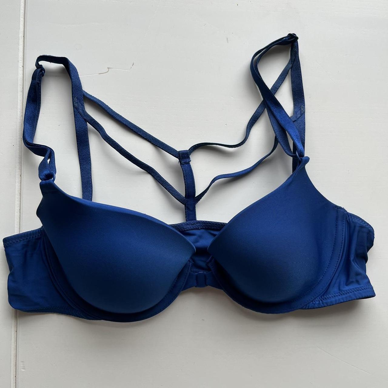 victoria's secret demi bra front clasp, strapped - Depop