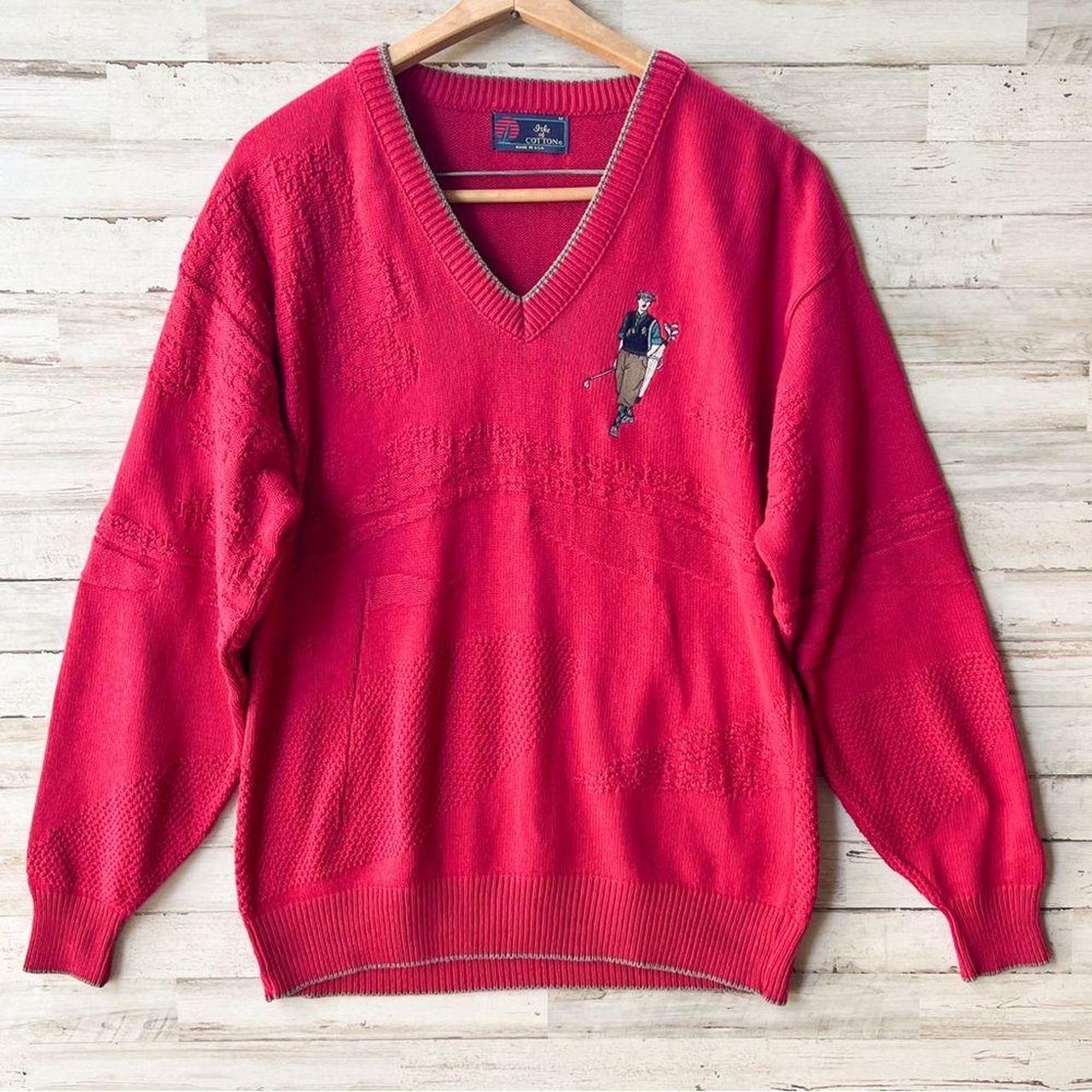 Hotsell 80s Men’s Golf Sweater, Golfing Jumper