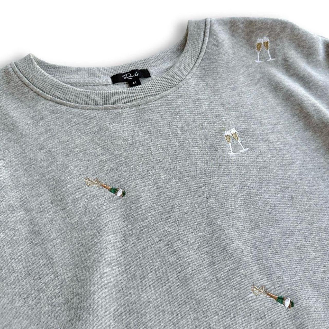 Rails Women's Sweatshirt - Grey/Gold - M – Rails … - image 1