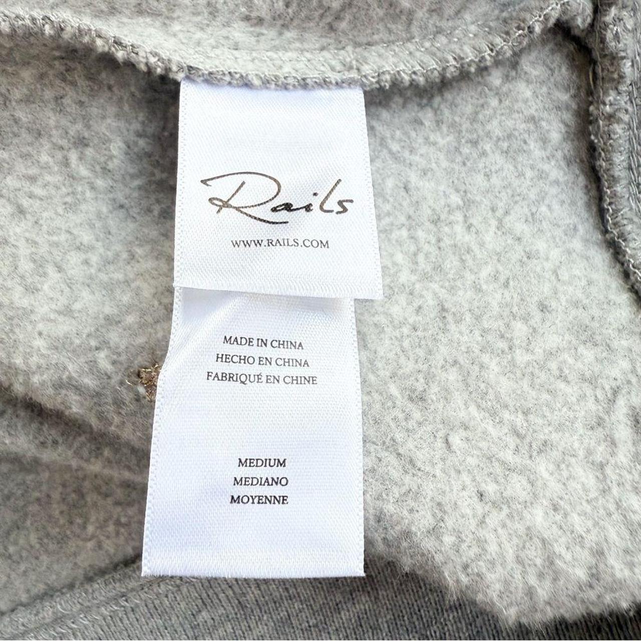 Rails Women's Sweatshirt - Grey/Gold - M – Rails … - image 8