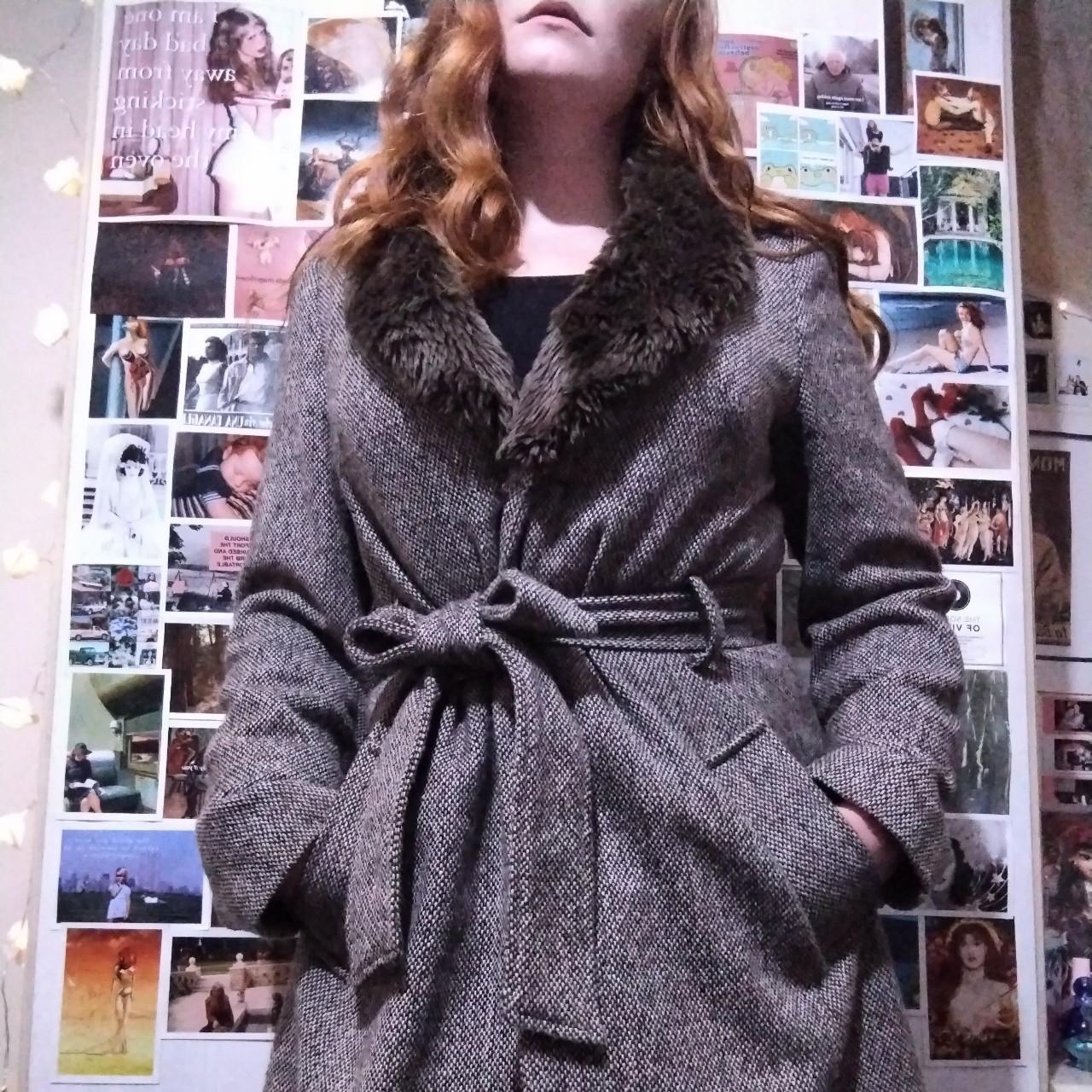 F&f faux fur coat hotsell