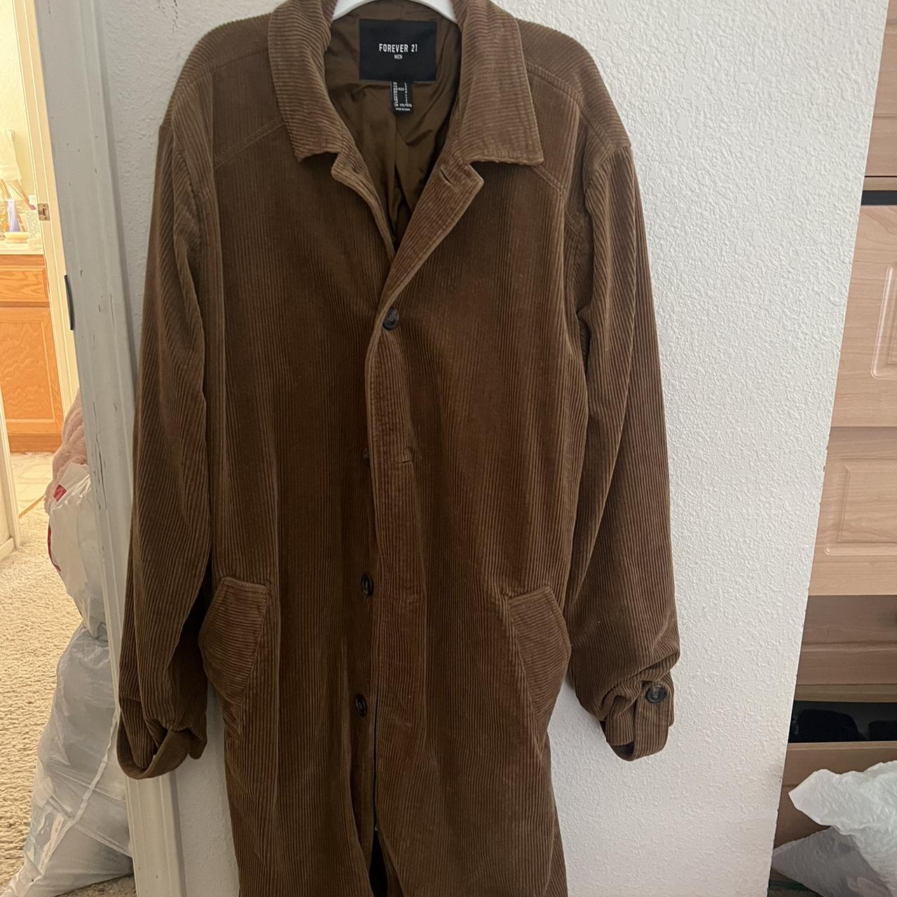 Forever 21 Men's Brown and Tan Jacket Depop