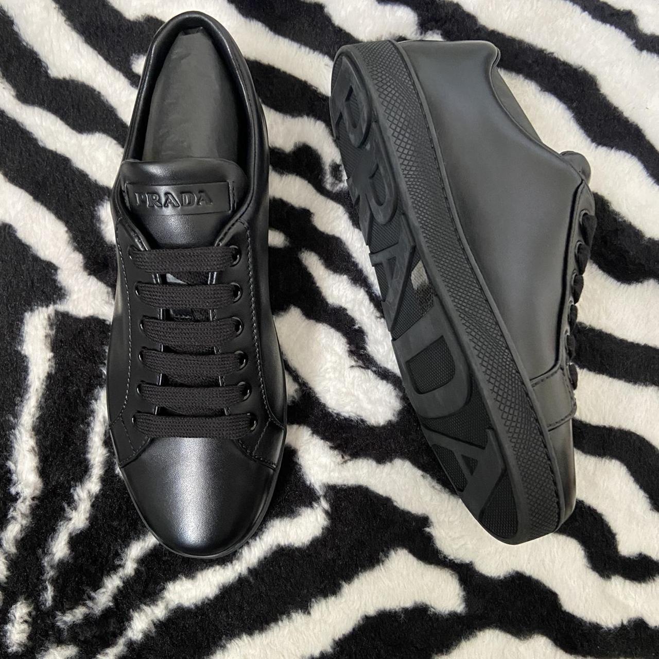 Prada Women's Black Trainers | Depop