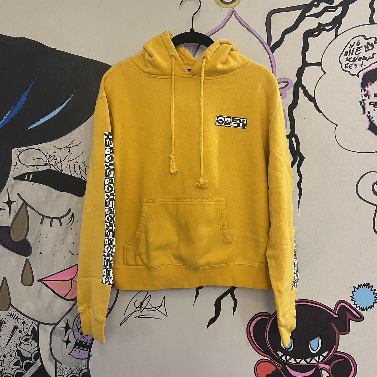 Obey discount logo hoodie