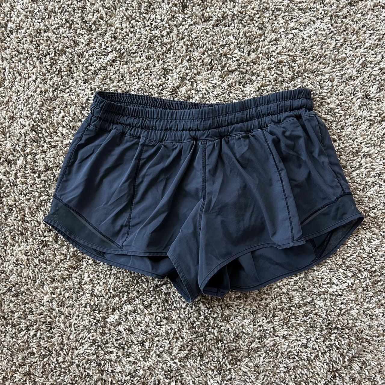 lululemon dark navy shorts tag’s been ripped out... Depop