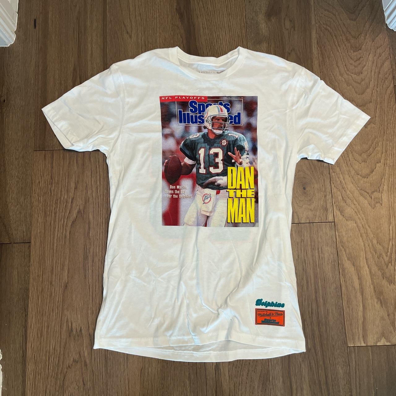 Dan Marino Miami Dolphins NFL White T-Shirt