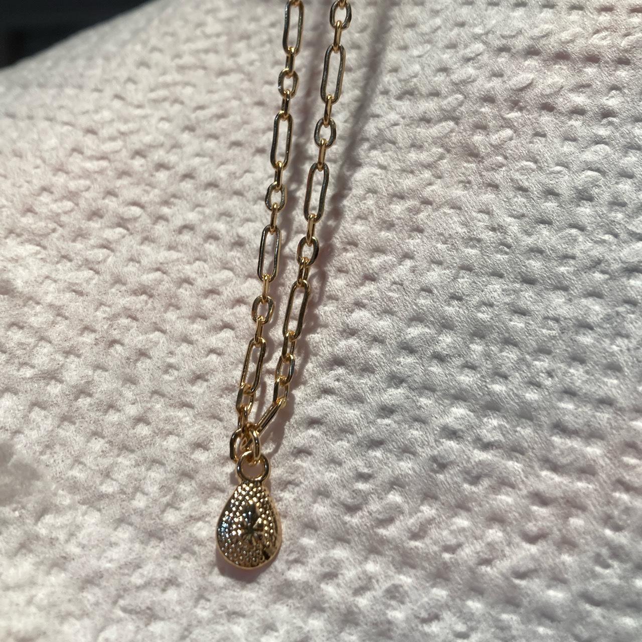 Brandy Melville Gold Dainty Chain Necklace Jewelry... Depop