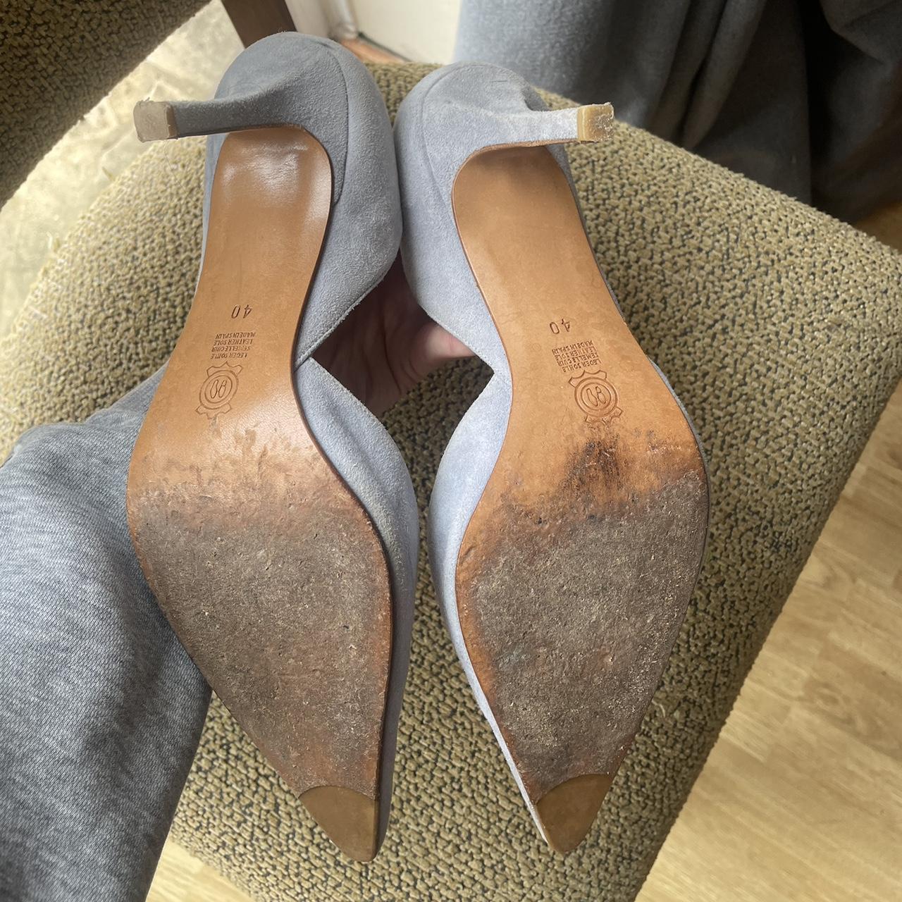 Jane Shilton suede effect pointy court heels. UK... - Depop