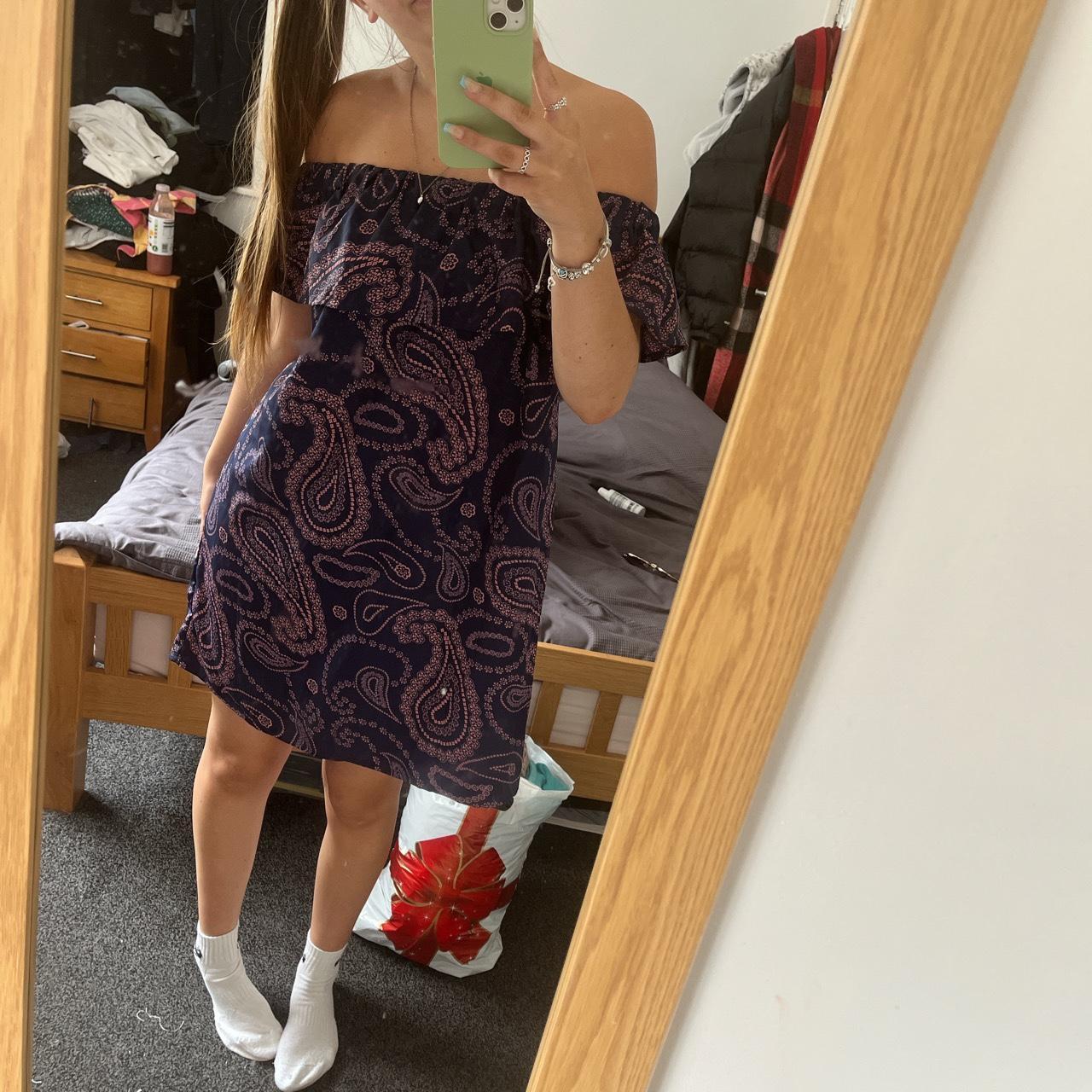 women’s primark off the shoulder summer dress uk... Depop