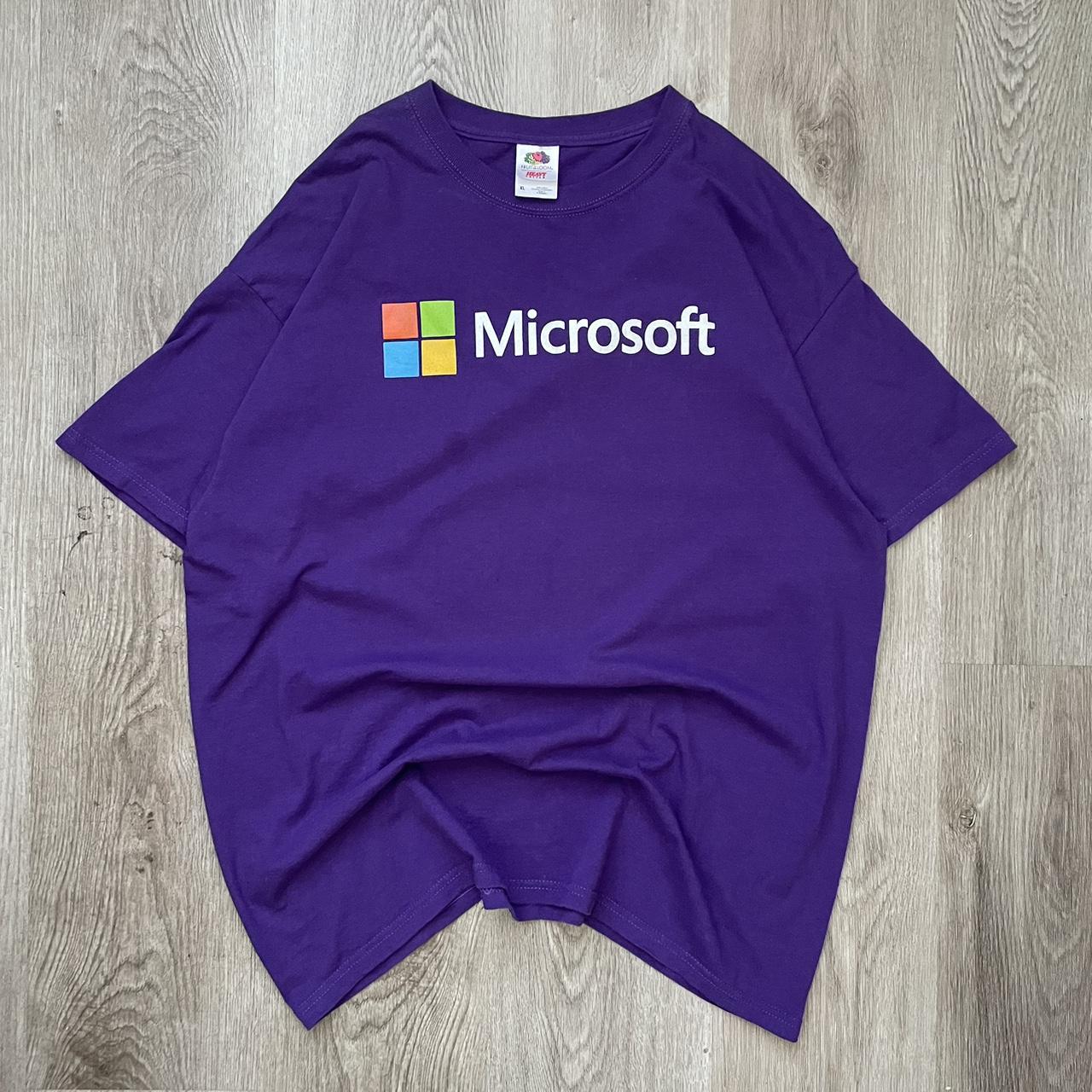 Vintage 90s Microsoft t shirt Excellent condition. Depop