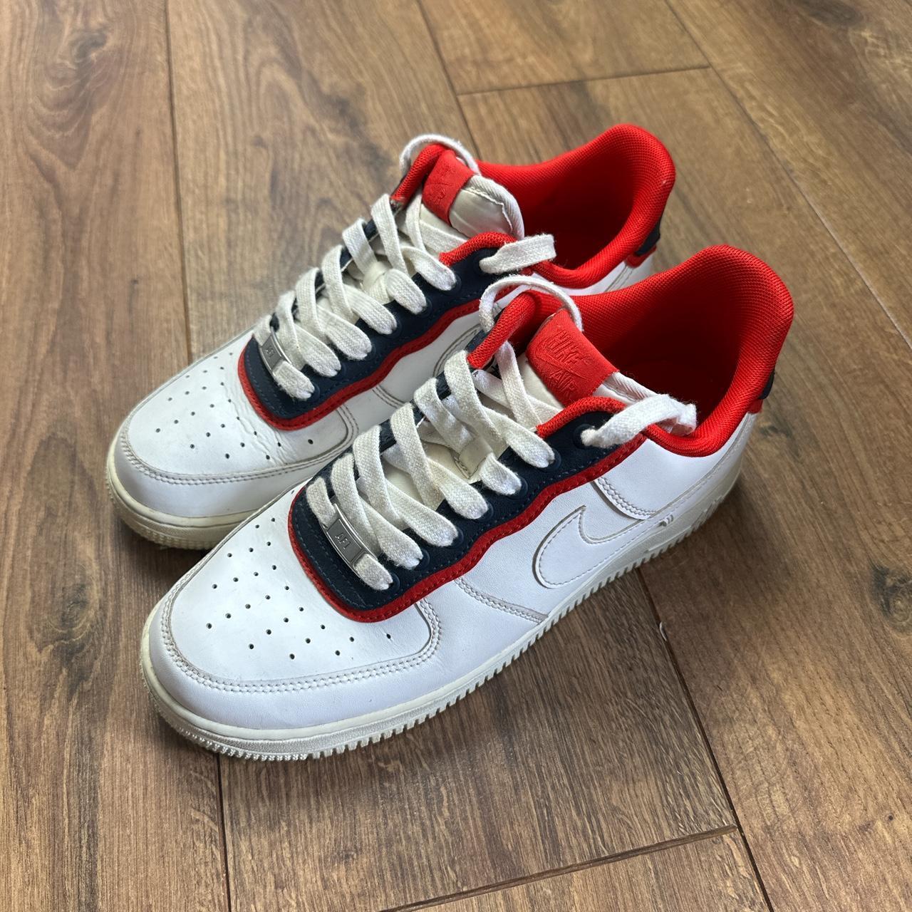 Air force 1 white obsidian red online