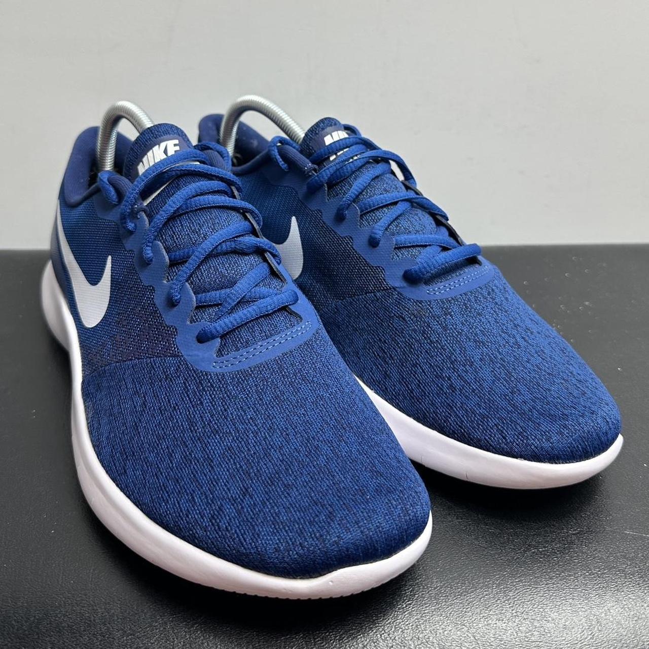 Nike flex contact mens blue best sale