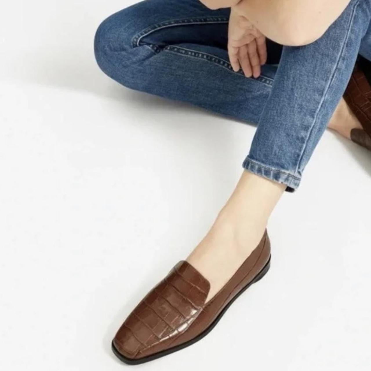 Everlane Women's Brown Loafers | Depop