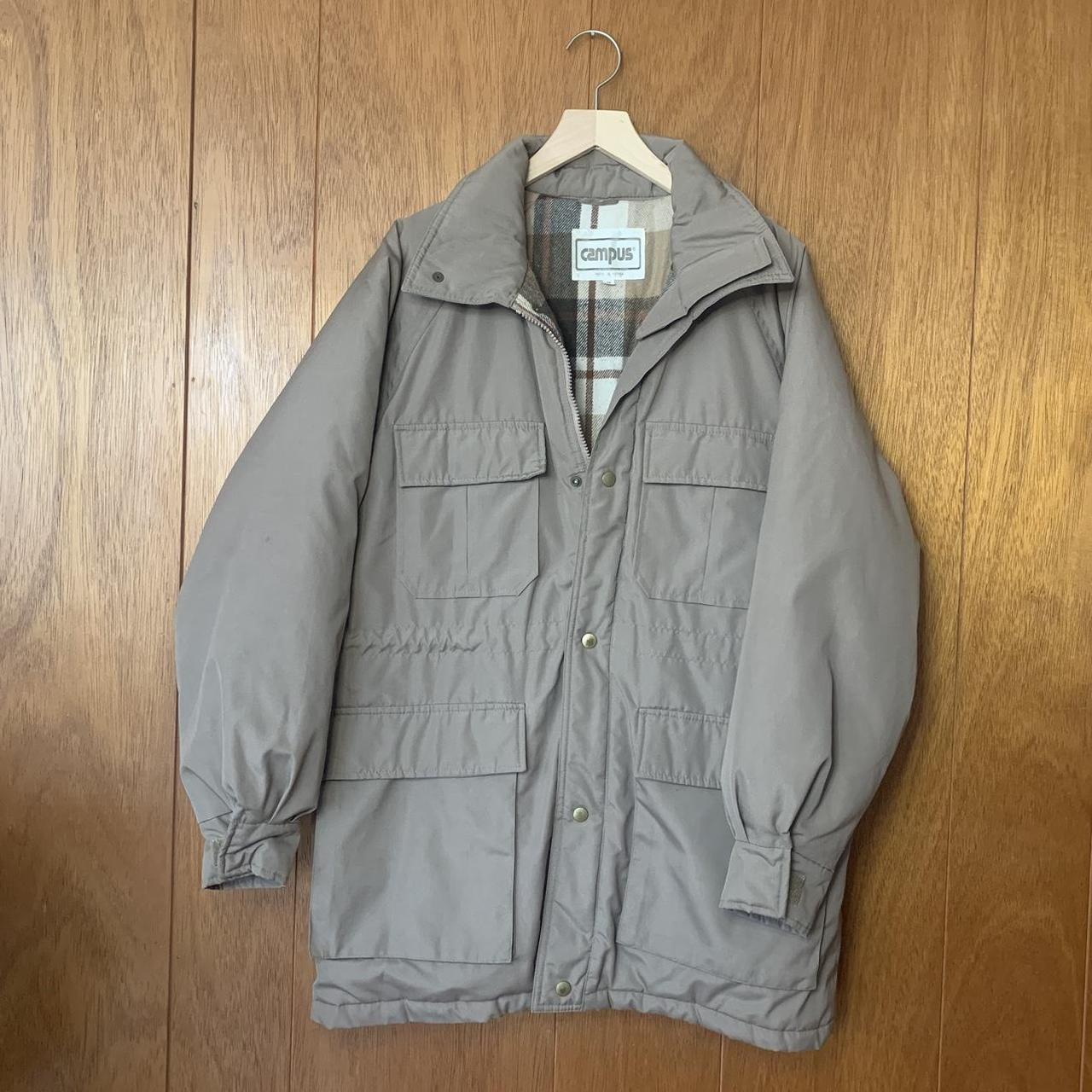 Men's Khaki Coat Depop