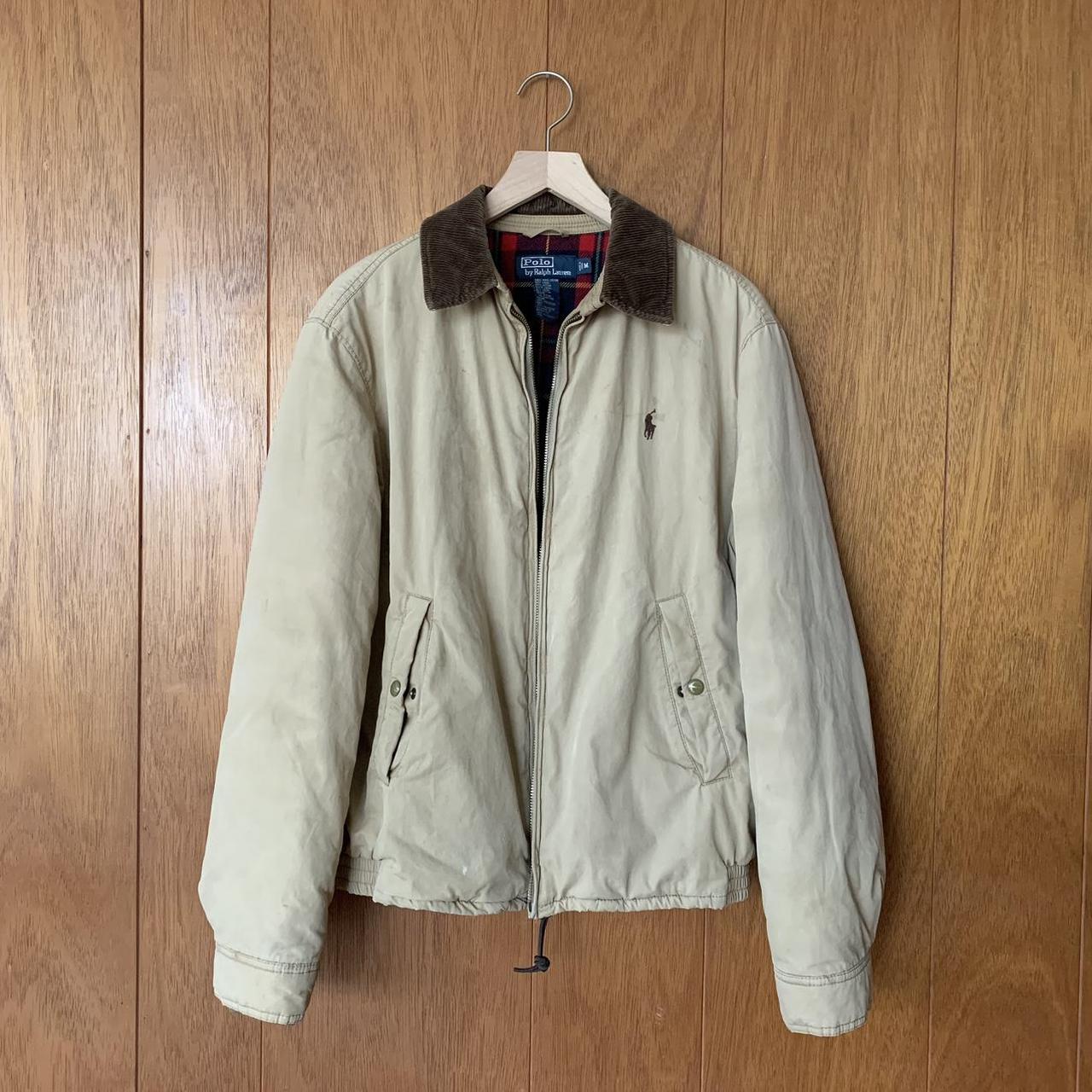 Polo Ralph Lauren Men's Khaki Jacket | Depop