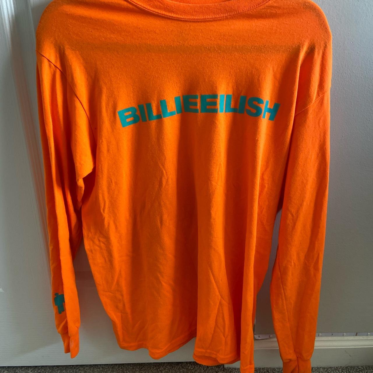 billie eilish orange long sleeve